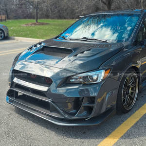 Capó de Ventilación Estilo VRSA1 de Fibra de Carbono y Fibra de Vidrio Forjada con Panal de Abeja para Subaru WRX STI S4 VAB VAF 15-20 en Adelante - Product Image 2