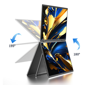 Dual 16 inch QHD chơi game Kinh Doanh Chứng Khoán máy tính xách tay màn hình Extender 2.5K <span class=keywords><strong>LCD</strong></span> hiển thị IPS Triple <span class=keywords><strong>monitor</strong></span> có thể gập lại xách tay màn hình - Product Image 2