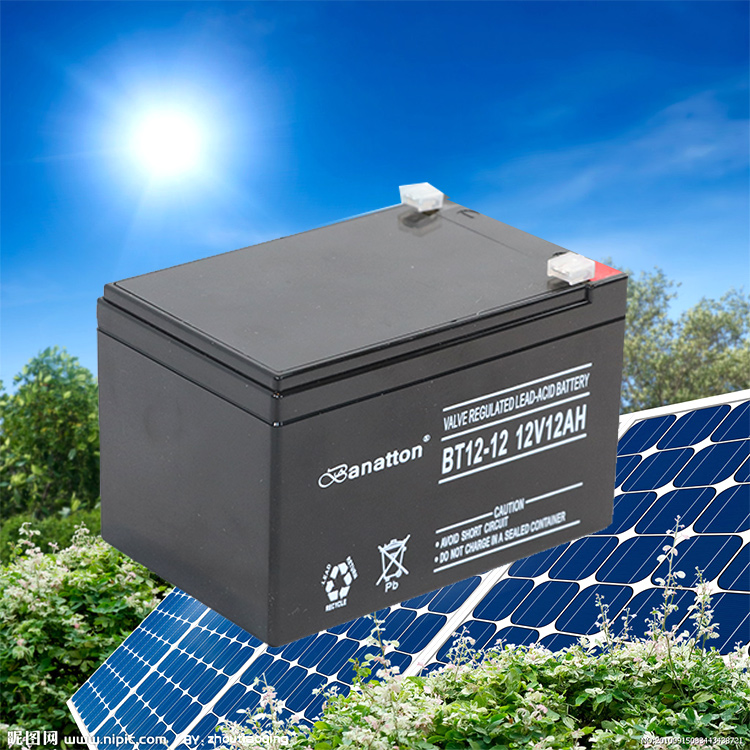 Banatton mejor venta de ácido de plomo sellado de la batería recargable de almacenamiento 12V 12Ah Agm Solar Shoto batería Aki Motor Accu Baterai