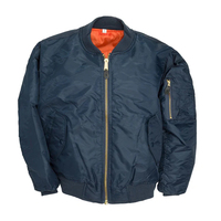Veste bomber coupe-vent imperméable pour homme avec fermeture éclair sur le devant, logo personnalisé, design chauffant écologique, doublure en coton vintage