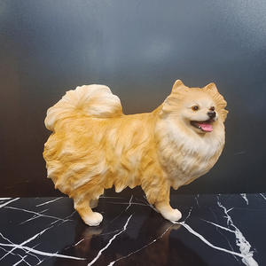 Huis Tafel Decoratie Levensechte Hond Beeldje Tuin Decor Outdoor Dieren Standbeeld Collectie Giften Hars Hond Model - Product Image 2