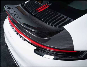 Aileron arrière en fibre de carbone véritable pour Porsche 911 992 Carrera Turbo, amélioration aérodynamique, pièces de voiture - Product Image 6