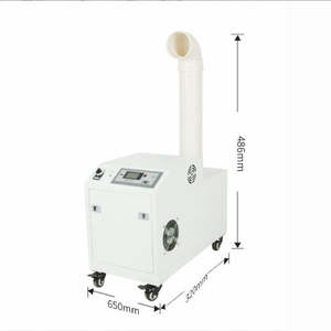 Sistema di Nebulizzazione e Umidificazione ad Ultrasuoni Elettrico per Serre Industriali con Display Digitale e Controllo Automatico dell'Umidità - Product Image 1