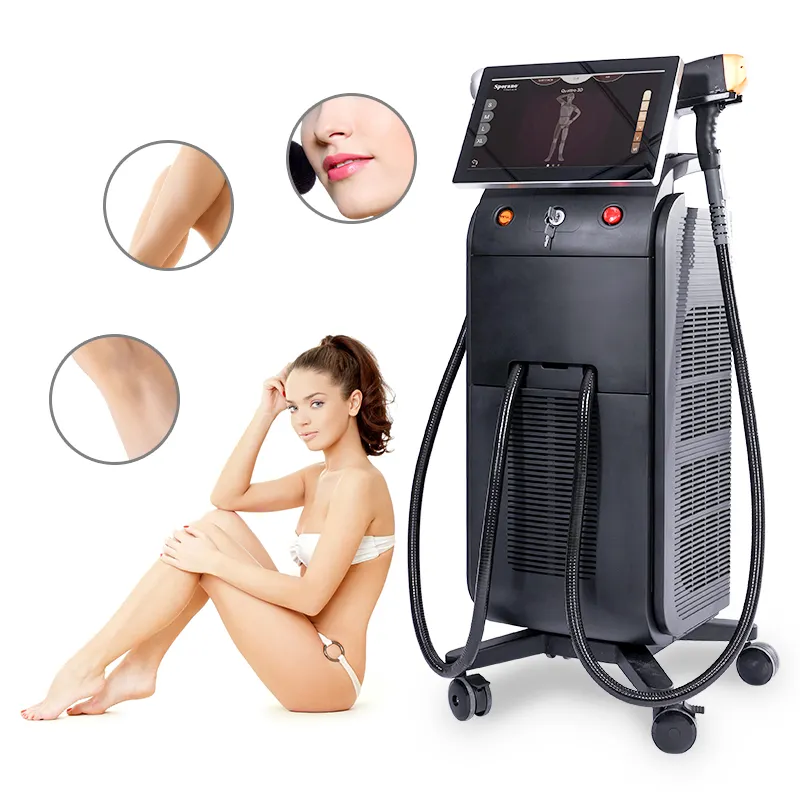 다이오드 레이저 머리 제거 기계 OEM 로고 의학 세륨 휴대용 755 808 1064 레이저 머리 제거 epilator 808nm 다이오드 레이저