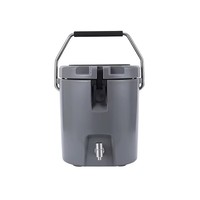 Glacière isotherme moderne en PE rotomoulé de 8 L, portable et réutilisable, avec logo personnalisé, intérieur en acier inoxydable, durable, étanche et absorbant pour aliments et boissons