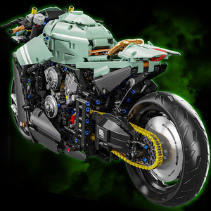 Leru 10749 khối xây dựng Aston xe máy gạch đồ chơi cho trẻ em 1:5 mô hình cổ điển 2176Pcs + Xây Dựng Bộ Quà Tặng - Product Image 3