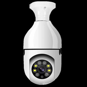 مصباح إضاءة ليد E27 للمنزل الذكي بتقنية التصوير البانورامي PTZ IP مزود بتقنية واي فاي 4G مزود بميكروفون مدمج ومقبس لاسلكي لبطاقة SD - Product Image 4