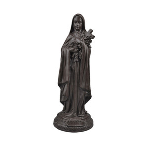Statua religiosa vergine Ocraftsdes Polyresin decorazione per la casa signora di Mt Carmel Y di Mt Carmel MARIA croce natura Xiamen Port - Product Image 1