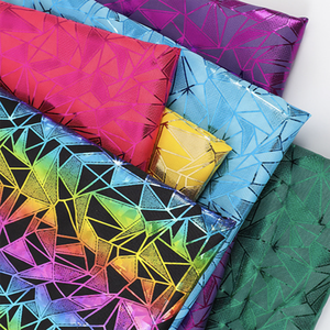 Impression personnalisée d'usine feuille d'impression 95% polyester 5% spandex <span class=keywords><strong>verre</strong></span> brisé tissu métallique pour vêtements <span class=keywords><strong>de</strong></span> danse - Product Image 2