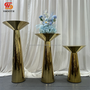 Smooth 2024 Wholesale Party Supplies Gold Metal Pillars Cake Dessert Cylinder Pedestal <b>Stand</b> Plinth for <b>Wedding</b> Decoration - Product Image 6