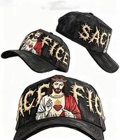 Casquette de baseball unisexe style streetwear américain avec broderie 3D, patchs camouflage, flamme, serpent et étoile, effet délavé vintage et visière courbée