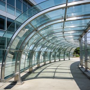 <span class=keywords><strong>Verre</strong></span> trempé plat et incurvé pour <span class=keywords><strong>baie</strong></span> <span class=keywords><strong>vitrée</strong></span> d'appartement - Product Image 2