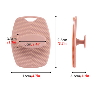Silicone Dish <b>Brush</b> 12x9.3x3.2 Multi Functional Non Stick Cleaning Tool For Kitchen Dishwashing - Product Image 2