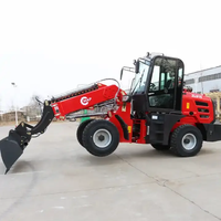 TL1500 Pengiriman Cepat 1.5 Ton Mini Telescopic Wheel Front End Farm Multi Loader Eaton Bersertifikat CE Construction Backhoe Loader
