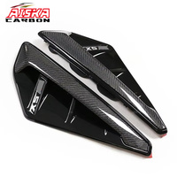 AISAK Cache de pare-chocs latéral en fibre de carbone, garniture de ventilation extérieure, grille de remplacement pour BMW X5 G05 X5M F95 SUV 2019+