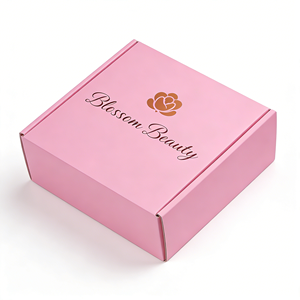 Boîte d'emballage cosmétique personnalisée haut de gamme, boîte d'expédition en carton ondulé pour produits de soin de la peau, estampage à chaud, logo personnalisé, fabricant - Product Image 4