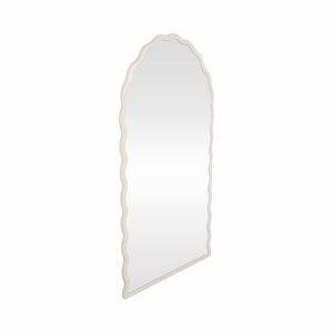 Specchio da Parete Arcuato con Cornice Ondulata, Specchio Decorativo per Camera da Letto, Bagno, Casa e Ufficio - Product Image 2