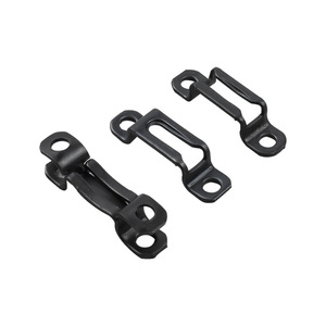 Hidden Furniture Connectors Half Through Full Through Female Joint <b>Black</b> Cold Rolled Steel Easy Install <b>Wardrobe</b> Cabinet - Product Image 2