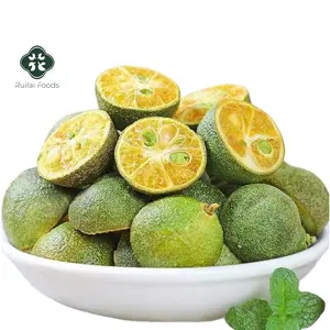 No additive Organic healthy freeze dried fruit wholesales dry fd kumquat natural raw pure dried green kumquat