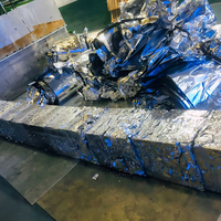 Presse compacteuse de ferraille robuste 180T, presse à balles de fer, machine à presser les voitures usagées, presse à balles de ferraille en acier inoxydable