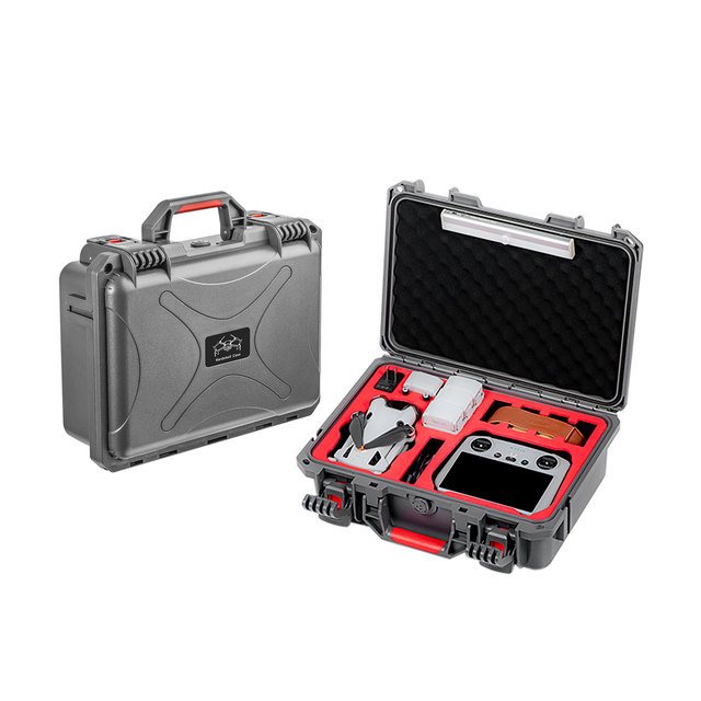 STARTRC Tool Case IP67 Waterproof Case for DJI Mini 4 Pro/3 Pro/3 with LED Light, Waterproof Dustproof Shockproof Storage Box