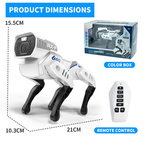 Chó robot đồ chơi giáo dục tương tác, mô phỏng trí tuệ nhân tạo, điều khiển từ xa, chó con điện tử, hát được, lập trình được, thông minh, biểu diễn kỹ thuật, thú cưng - Product Image 6