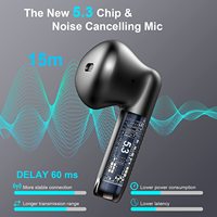 OEM ODM HE-080 TWS Bass Stereo True Wireless BT Earbuds Headphones untuk Ponsel, Tablet, Olahraga, dan Latihan