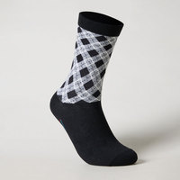 Chaussettes pour hommes KTS495, fabricant, pas de MOQ, logo/motif personnalisé, coton peigné, costume de bureau amusant, chaussettes habillées, avec boîte cadeau