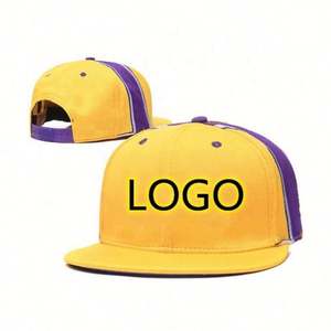 หมวกเบสบอลกีฬากลางแจ้งขายดีหมวกทรงแบนบาสเก็ตบอลแฟนๆปักด้วยมือลายจุดเสือดาวผลไม้สีม่วง - Product Image 2