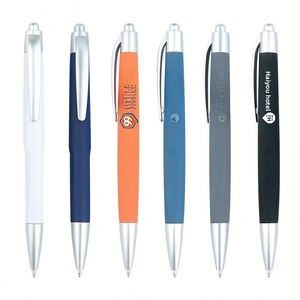 18 Business Colorful Spray <b>Glue</b> Ballpoint <b>Pen</b> Push-type Advertising <b>Pen</b> Logo Printing Engraving Hotel Meeting <b>Pen</b> - Product Image 1