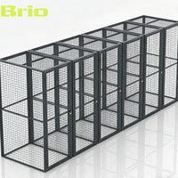 BRIO Casier à plusieurs niveaux à double porte battante, plusieurs tailles, pour l'école, la salle de classe et le rangement des dortoirs étudiants