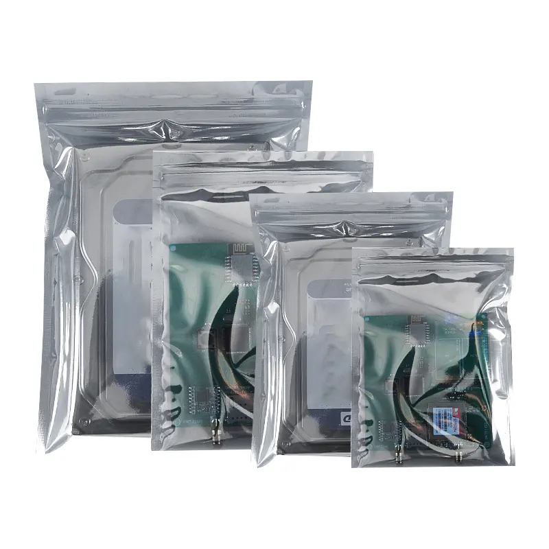 Yasonpack-Bolsa de blindaje de alta calidad, personalizada, estática, Esd, Hdd, a prueba de humedad, placa Pcb antiestática, bolsa de embalaje