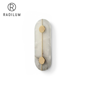 Designer Model Quiet Luxury Hotel Project Natural Alabaster Vertical Led High-end Custom Wholesale Supply Artistic <b>Wall</b> Lamp - Product Image 1