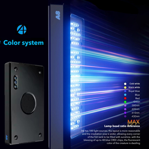 Volledige Spectrum Wifi App Bestuurde 215 Watt Zoutwater Mariene LED Koraalrif Visbak Verlichting Vis <span class=keywords><strong>Aquarium</strong></span> Verlichting - Product Image 2