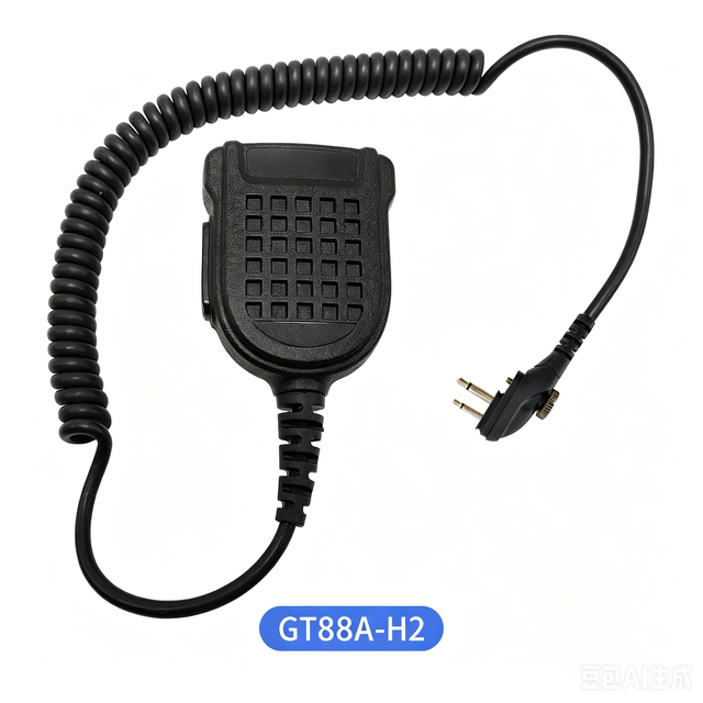 GT88A-H2 Factory Customized logo ODM IP54 Waterproof Two Way Radio Shoulder Speaker Microphone for Hytera H2 Plug