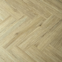 Revêtement de sol SPC en plastique gaufré à installation par clips de 4 mm d'épaisseur