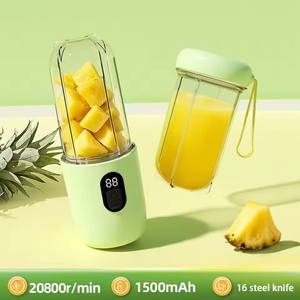 Wholesale Personal Battery Powered Fruit Juicer Usb Rechargeable Blender 500ml <b>Mini</b> Portable <b>Bottle</b> - Product Image 5