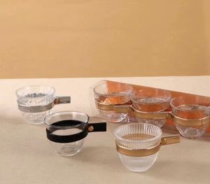 QIANHU ensemble de manches de tasse à café en cuir personnalisé clair <span class=keywords><strong>Kawa</strong></span> 6 pièces tasse à boire en céramique avec logo en verre tasses à thé expresso turques - Product Image 6
