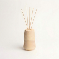 Support en bois DIY pour diffuseur à bâtonnets en verre, conteneur d'huiles essentielles en bois naturel pour aromathérapie, décoration d'intérieur, sans BPA, sans alcool