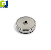 Bouton magnétique industriel en néodyme N52, bouton de couture en terre rare, aimant dissimulé en PVC, lavable, pour vêtements, modèle N50/N38