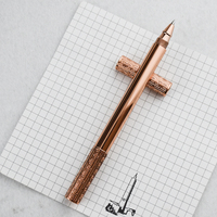 GemFully Site Web chinois pour les achats en ligne Stylo à bille Diy Roller en cuivre Stylo à bille en cuivre