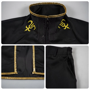 Costume complet Code <span class=keywords><strong>Geass</strong></span> Lelouch Vi Britannia, uniforme scolaire japonais noir pour homme, Code <span class=keywords><strong>Geass</strong></span> Cosplay Lelouch Lamperouge - Product Image 6
