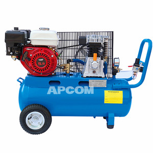 Compresseur d'air portable industriel à moteur essence APCOM GX160 GX200 GX390, pompe à air à essence pour travaux de construction et travaux en extérieur - Product Image 3