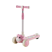 Trottinette pour enfants modèle Hippo, jouet à roulettes pour enfants, trois roues, siège confortable, adapté aux enfants de 3 à 8 ans