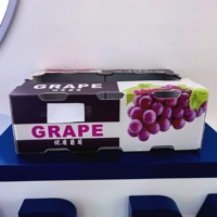 Boîtes en plastique ondulé PP en gros, logo personnalisé, emballage pour légumes et fruits frais, matériaux recyclés