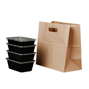 Bolsa de papel kraft colorida personalizada, bolsas de embalaje para medicina, frutos secos, pan, pastel, semillas, con ventana transparente y cremallera - Product Image 2