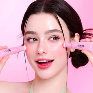 TAM BEAUTY JELLY MILKY CHEEK BLUSH 04 ROSY DANCE Fard à joues rose tonifiant K-Beauty Texture crème gelée hydratante pour un éclat rosé - Product Image 1