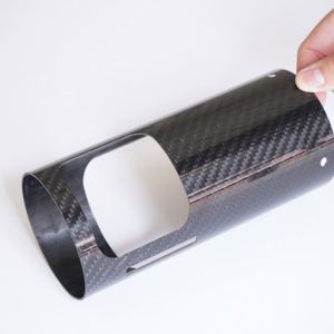Tube rond en fibre de carbone usiné CNC SHENYU avec découpes personnalisées pour composants industriels - Product Image 3