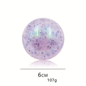 Pelota Antiestrés de TPR Gold Star, Juguete Sensorial para Aliviar el Estrés, Pelota Divertida para Apretar y Ventilar la Presión, para Adultos y Niños - Product Image 3