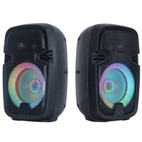 Sistema de Sonido PA Profesional de 8 Pulgadas con Alimentación Dual, 800W, Bluetooth, para DJ, Combo Activo+Pasivo, TWS+FM+ECHO, Bocina